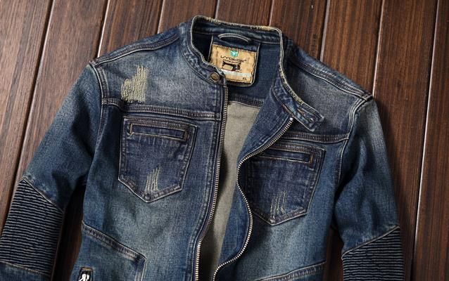 jaqueta jeans motociclista