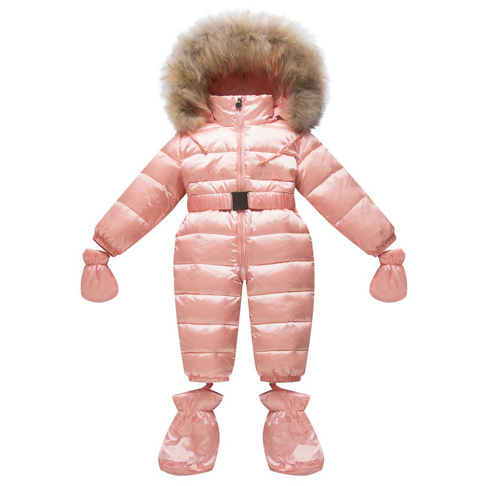 Hinzonek Baby Gestrickt Fleece Gef/üttert Schneeanzug Baby Jungen M/ädchen Winter Warme Strampler Overall Weihnachtskleidung