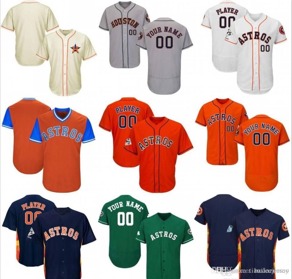 green and orange baseball jersey