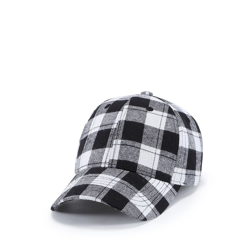 plaid baseball hat womens