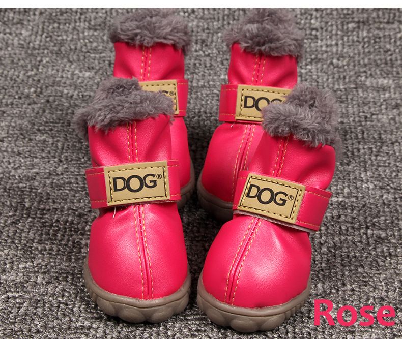 2020 Working Dogs Winter Snow Boots Casual Dog Shoes Pet Shoes For