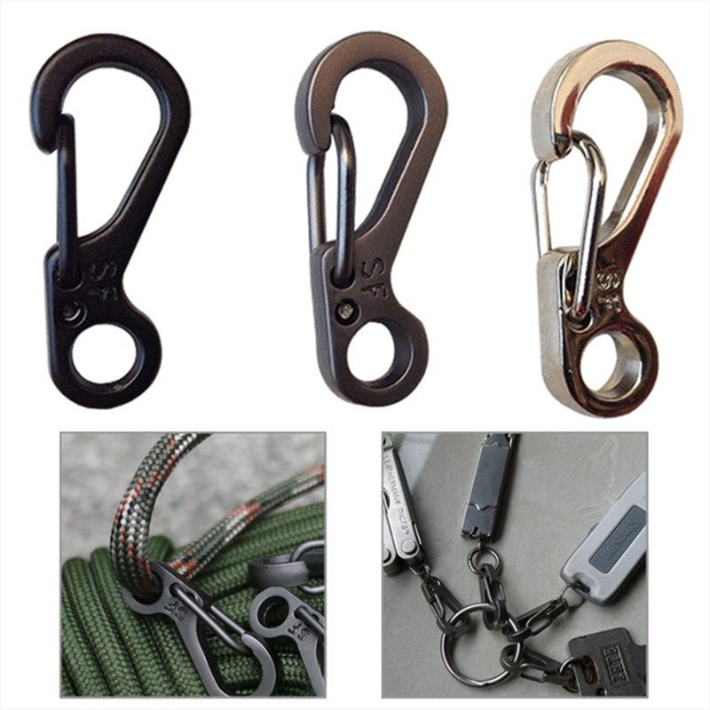 Climbing Accessories Hooks Keychain Buckles Spring Quickdraws Clip Carabiner