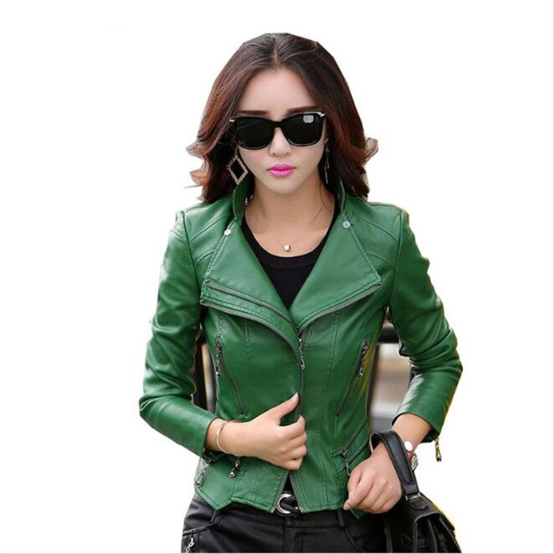 Plus Size Leather Jacket Women Pu Suede M 4xl 5xl S Short Motorcycle Biker Coat Nylon From Dfashions