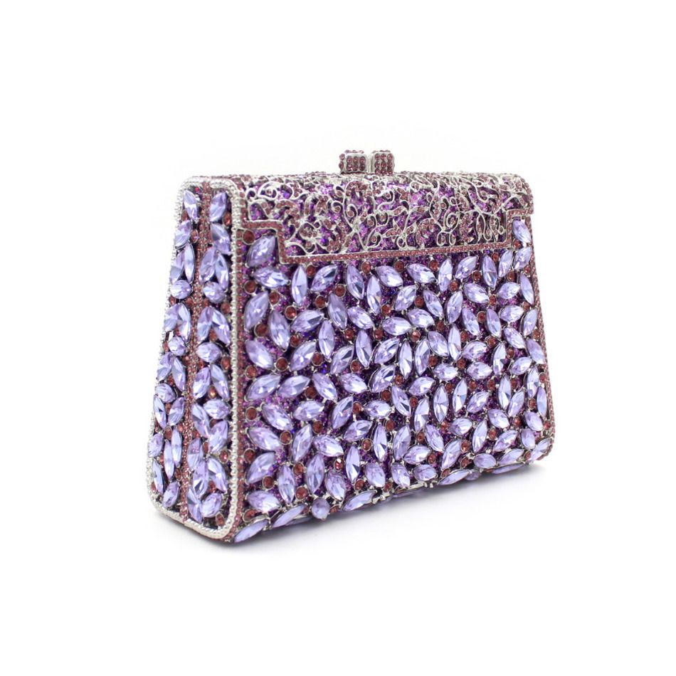 lilac clutch bag for wedding