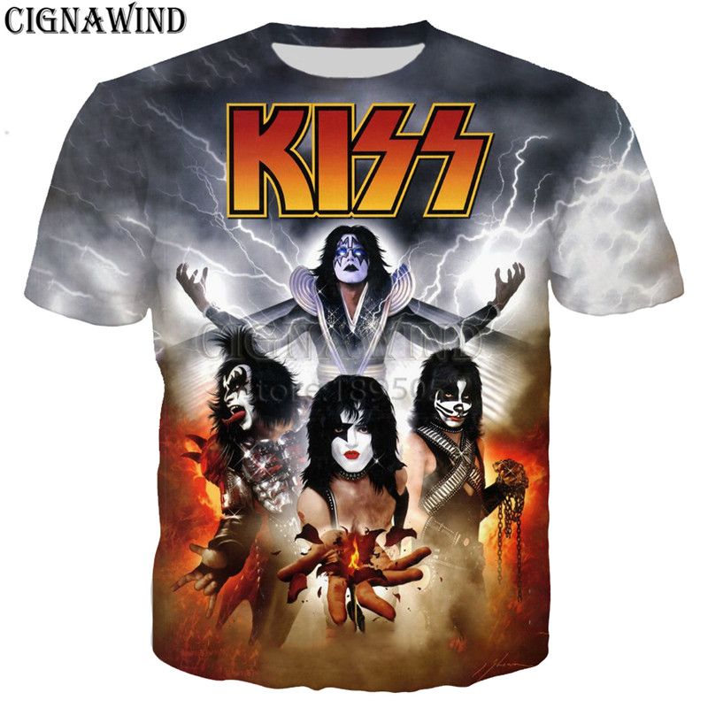 kiss band t shirt