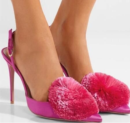 blush slingback heels