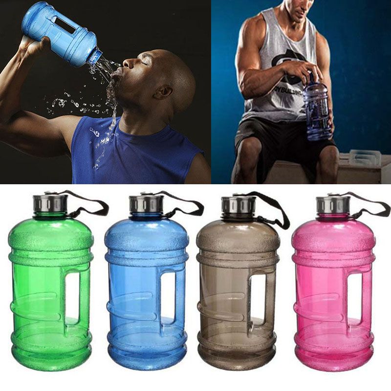 2.2L Large Capacity Water Bottle Sports Gym training water bottle Fitness  Training Jug Container for Camping Running Water Bottles WX9-794