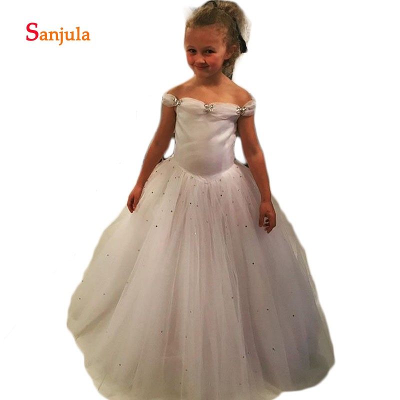 vestido de daminha ombro a ombro