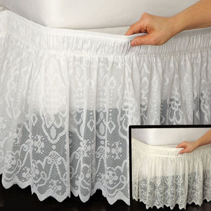 lace bed skirt full size