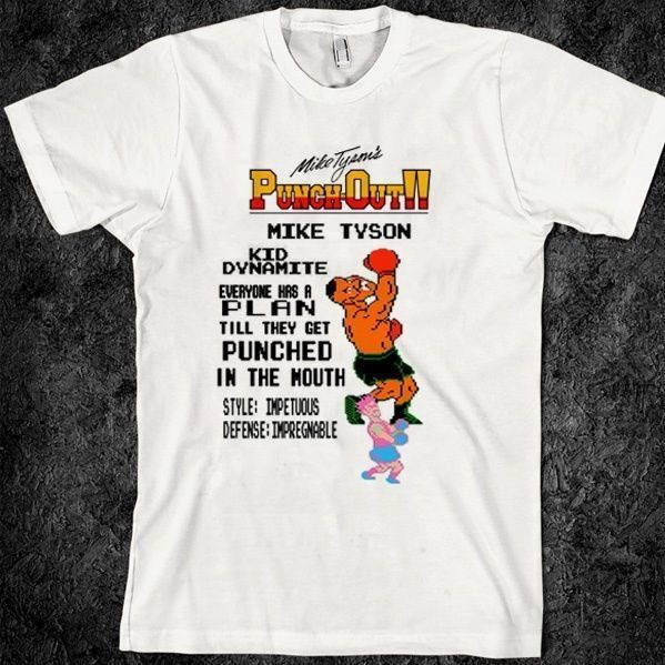 mike tyson punch out t shirt