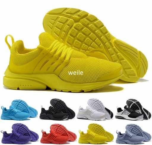 Vendita Scarpe 2018 New Presto Scarpe Da Corsa Uomo Donna, Prestos Ultra BR  QS Scarpe Da Ginnastica Gialle Scarpe Da Ginnastica Da Jogging Scarpe  Sportive Da Donna 36 45 Scarpe Di Marca