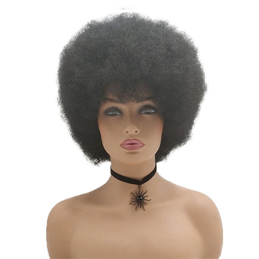 perruque courte afro americaine