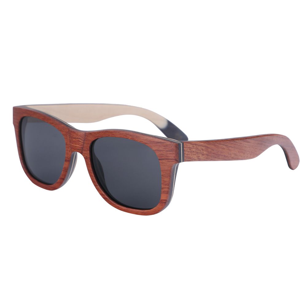Wooden Sunglasses Handmade Natural Skateboard Wooden Sunglasses Men Women Wooden Polarized