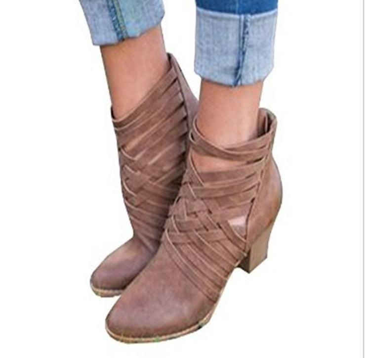 strappy boots women's shoes