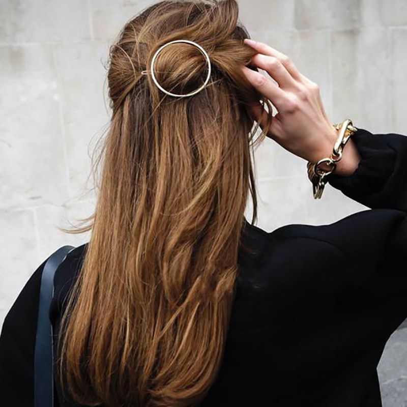 Unique Hiar Stick Circle Arrow Fork Hair Pins Clips Fashion