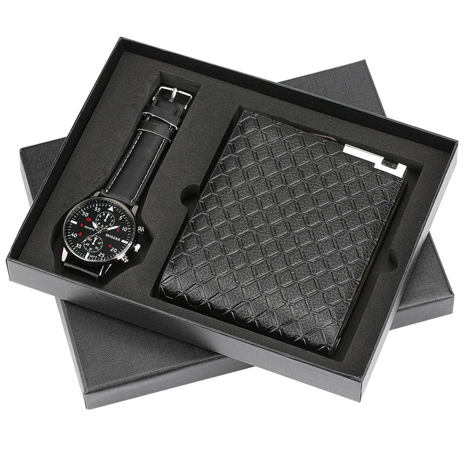 Compra Top Del Reloj Para Hombre Relojes Del Cuarzo De Monedero Juego De Regalo  Para El Mejor Regalo De Cumpleaños Relojes Novio De Negocios Hombres De La  Moda Barato | Entrega Rápida