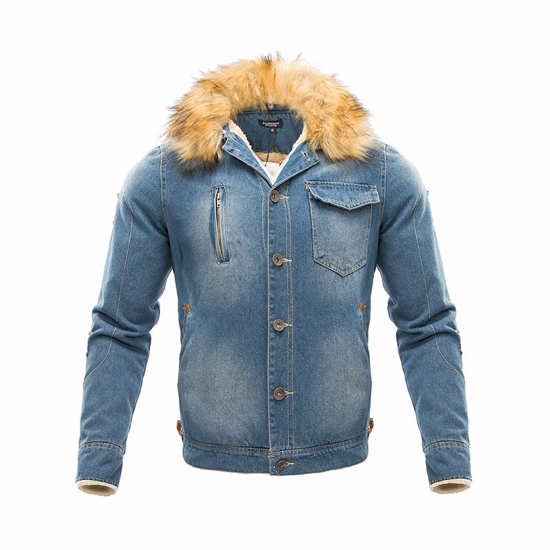 blue jean winter jacket