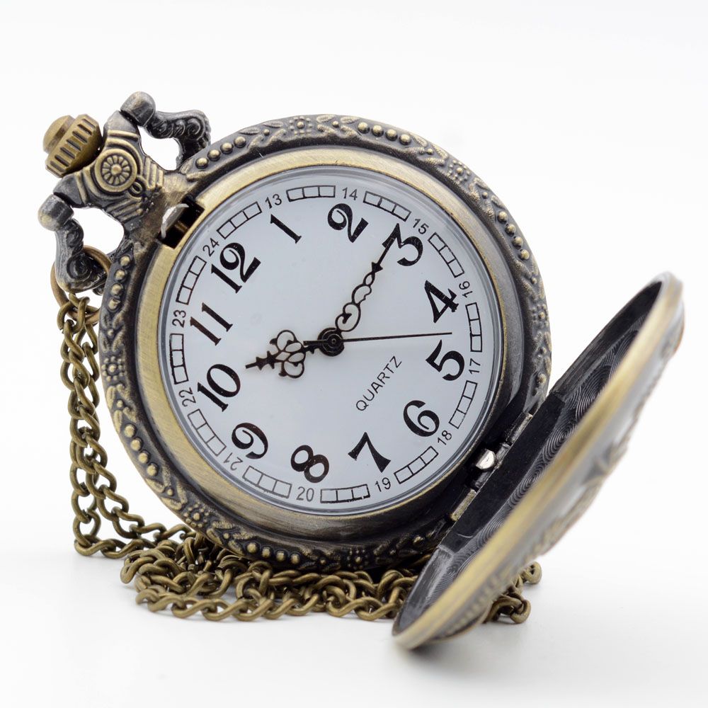 Acquistare Classico Bronzo BOLSHEVIK Orologio Da Taschino Al Quarzo Con  Catena Collo Uomo Vintage Fob Orologi Da Uomo Antico Regalo Reloj Economico  | Consegna Veloce E Qualità | DHgate Italy
