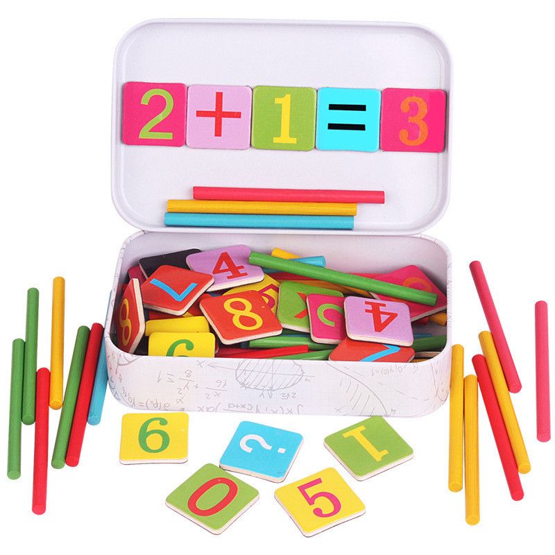 Compra Bebe Matematicas Juguete Palillo De Madera Rompecabezas De Matematicas Magneticas Educacion Numero Juguetes Calcular Juego Aprender Contando Regalos Para Ninos Wj544 Barato Entrega Rapida Y Calidad Es Dhgate