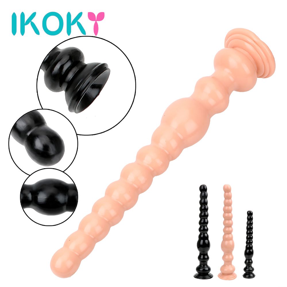 IKOKY Long Anal Plug Large Dildo With Suction Cup Butt Plug Anus Backyard Masturbation Sex Toys For Woman Men Prostate Massage S1018 From Ruiqi04, $10.49 DHgate