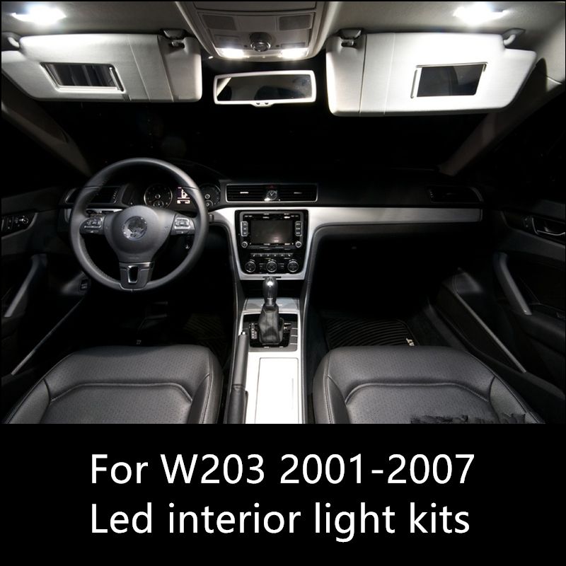2019 Shinman Error Free Car Led Interior Map Dome Door Lights For Mercedes Benz C Class W203 Led Interior Package 2000 2007 From Molls 23 12