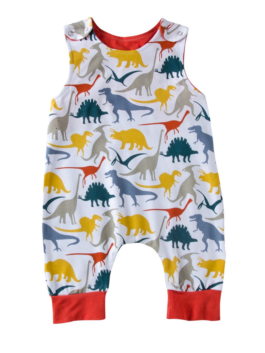 baby boy dinosaur romper