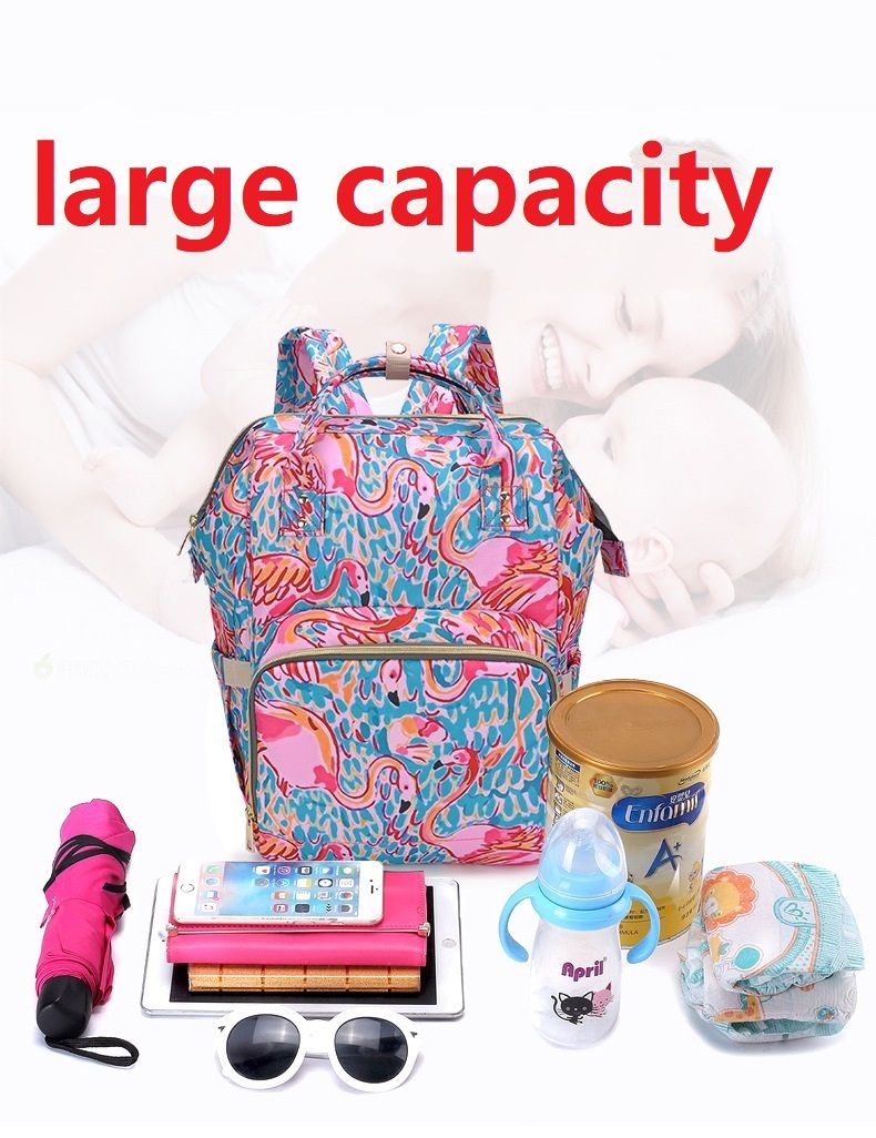 lilly inspired diaper backpack