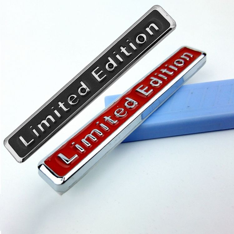 3D Metal Limited Edition Auto Car Sticker Badge Decal Motorcycle Stickers Emblem