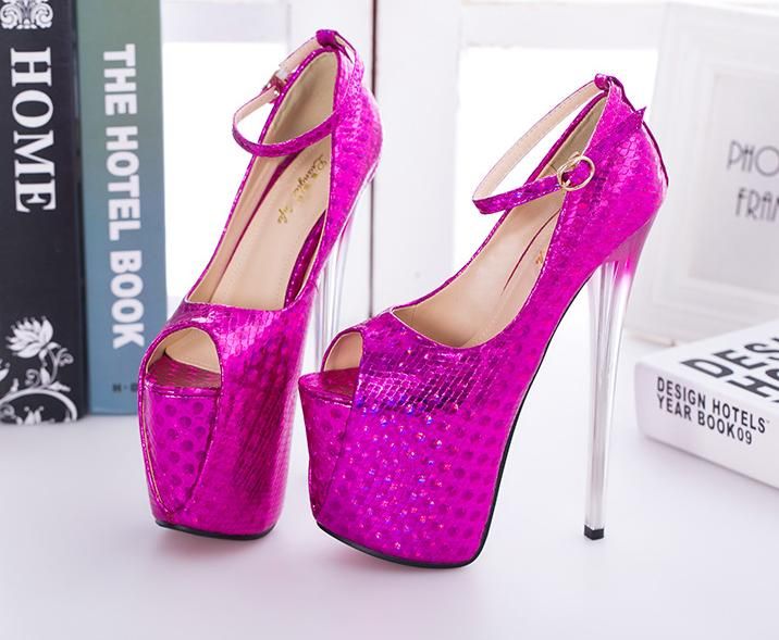 19cm Super High Platform Heels Sexy 