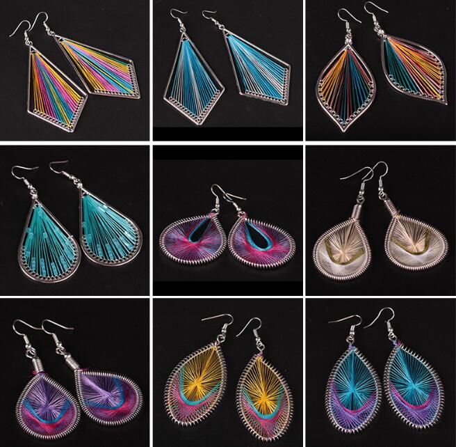 Pendientes Nacionales De Bohemia Geometría Retro Pendientes Pendientes Nacionales De Bohemia Geometría Retro Pendientes