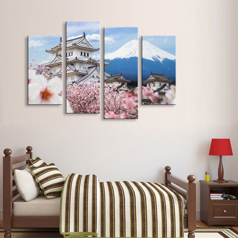 2020 Painting Calligraphy Mount Fuji Canvas Poster Wall Art Living Room Restaurant Bedroom Decorative Paintings Pl4 011 From Chc1103 9 77 Dhgate Com