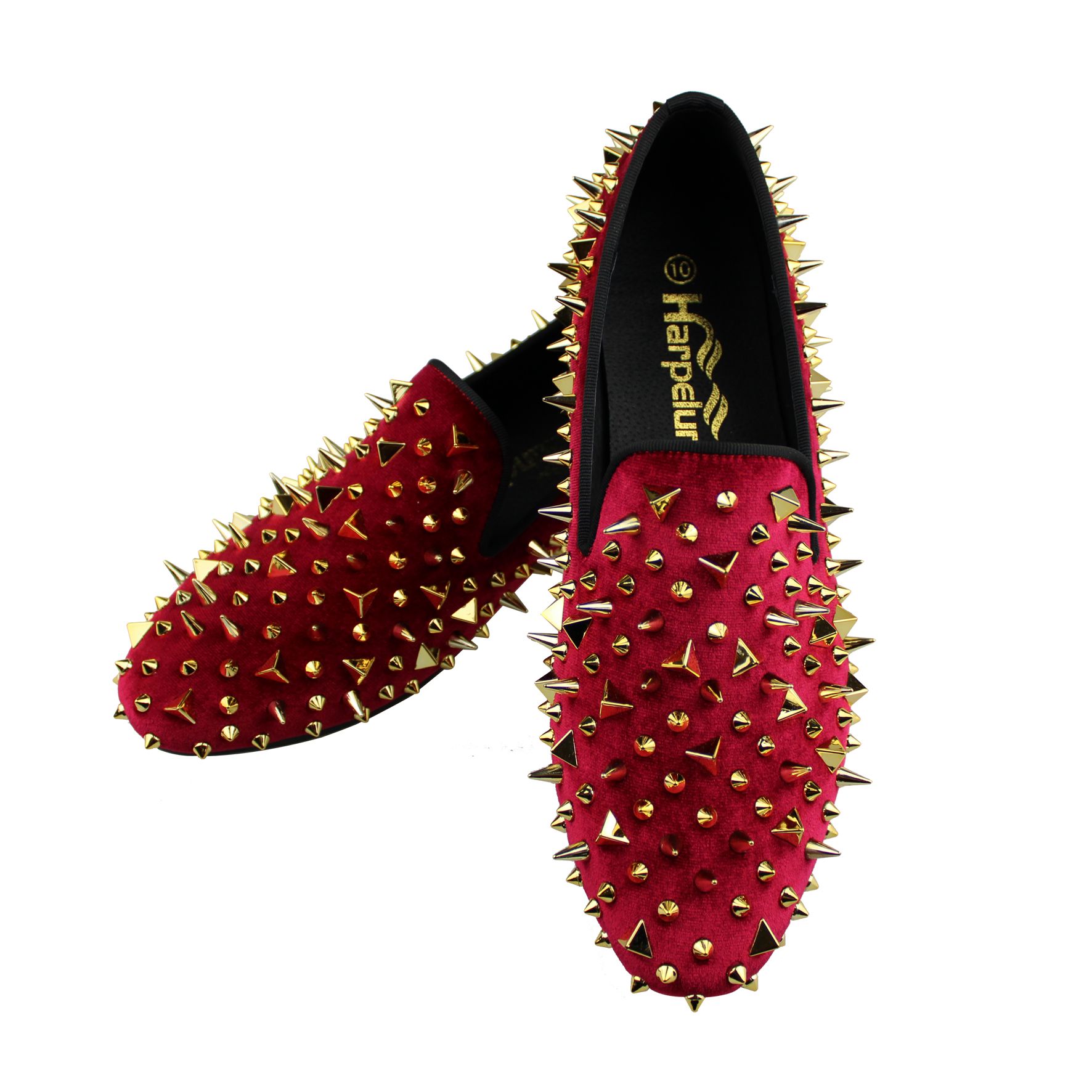 red velvet dress shoes mens