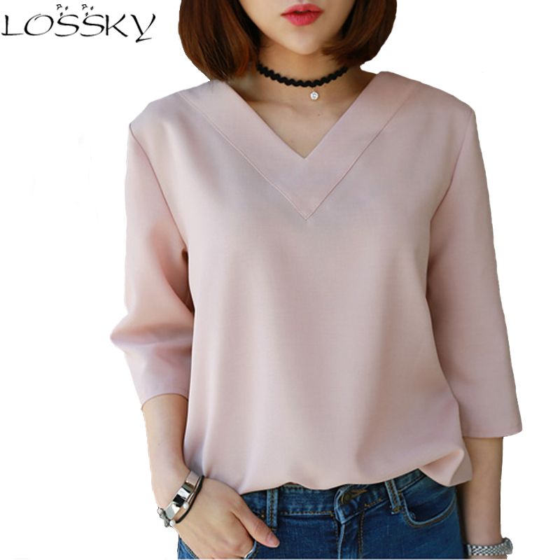 camisa manga tres cuartos