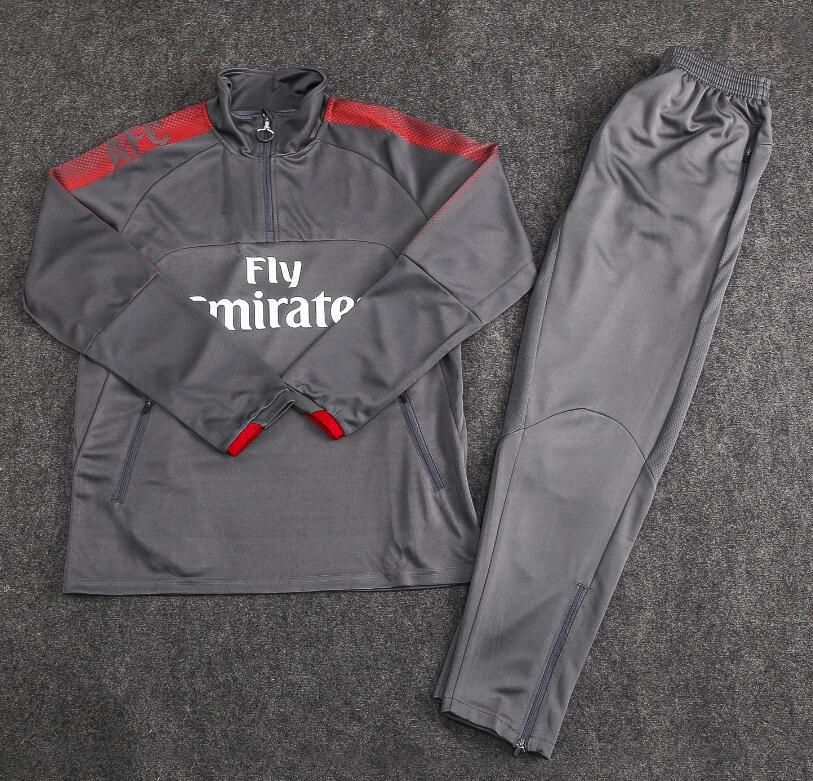 arsenal tracksuit grey