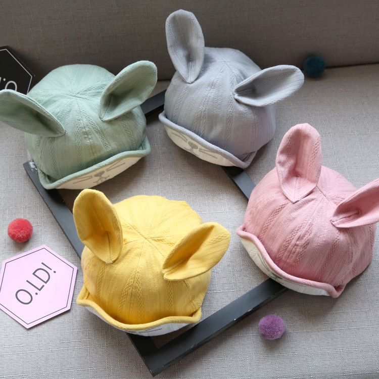 baseball cap with bunny ears