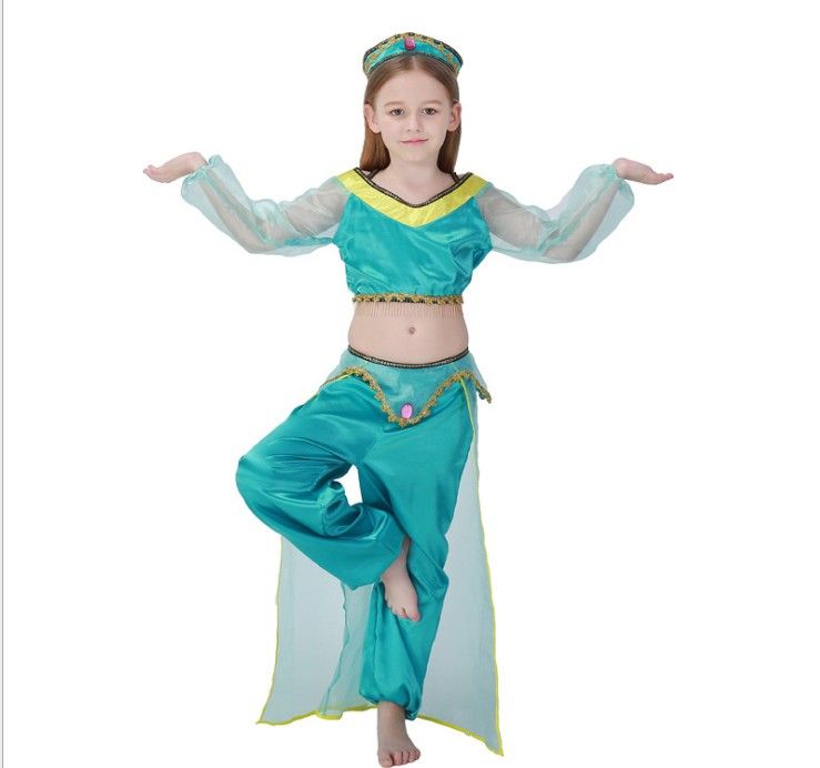 Halloween Party Cosplay Kid Children Girl Princess Jasmine Costume Aladdins Lamp Clothes Clothing Girls Movie Game Anime Role Ps064 Adult Costume Parties Halloween Costumes Theme From Vanessa918 20 31 Dhgate Com