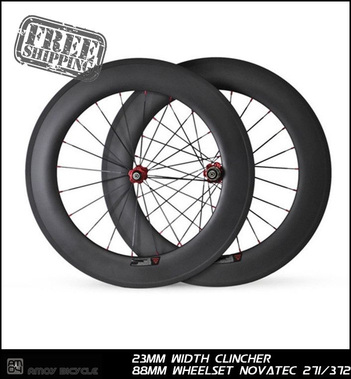 88mm carbon clincher wheelset