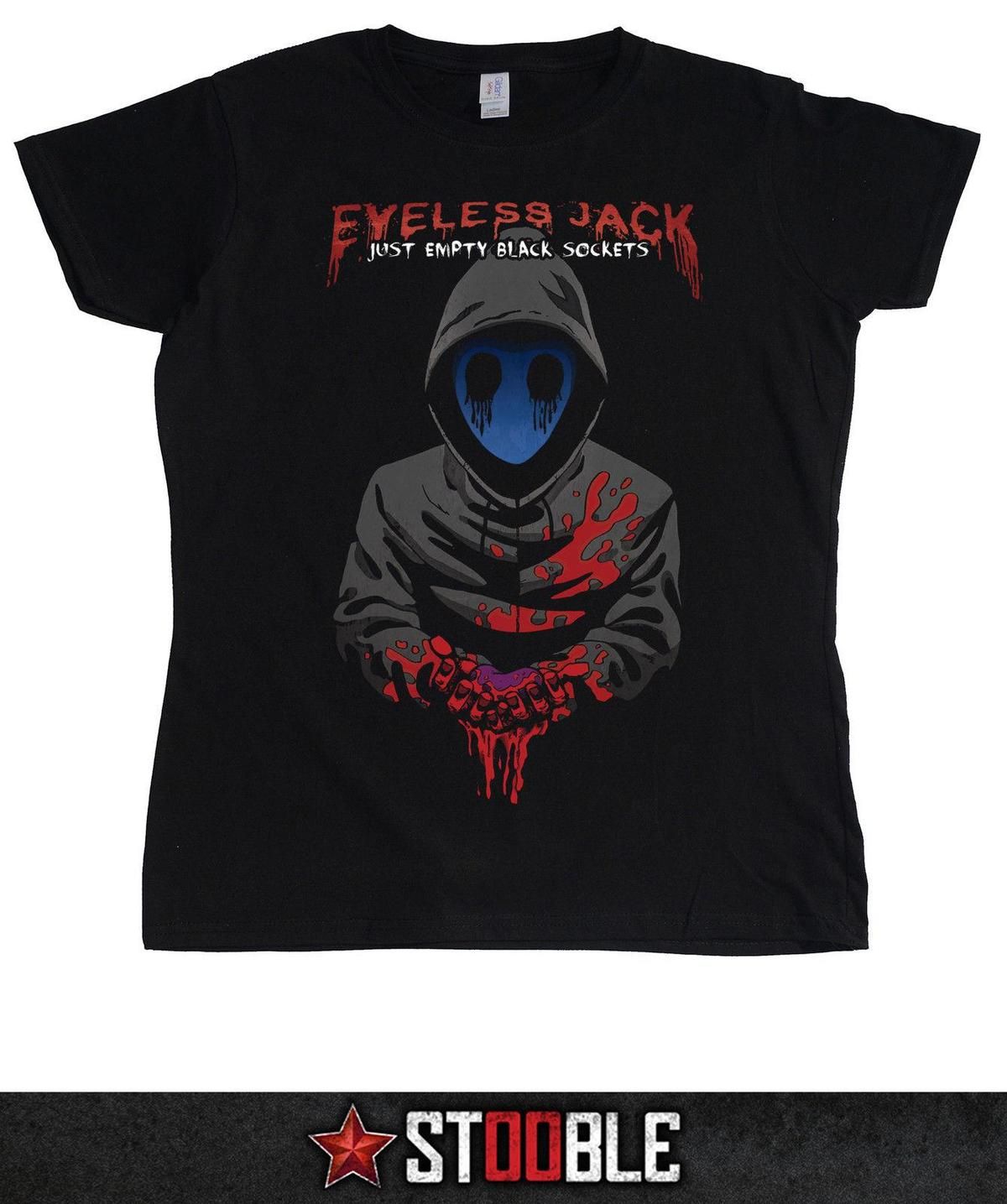 Eyeless Jack Ladies T Shirt Direct From Stockist Crazy T Shirt
