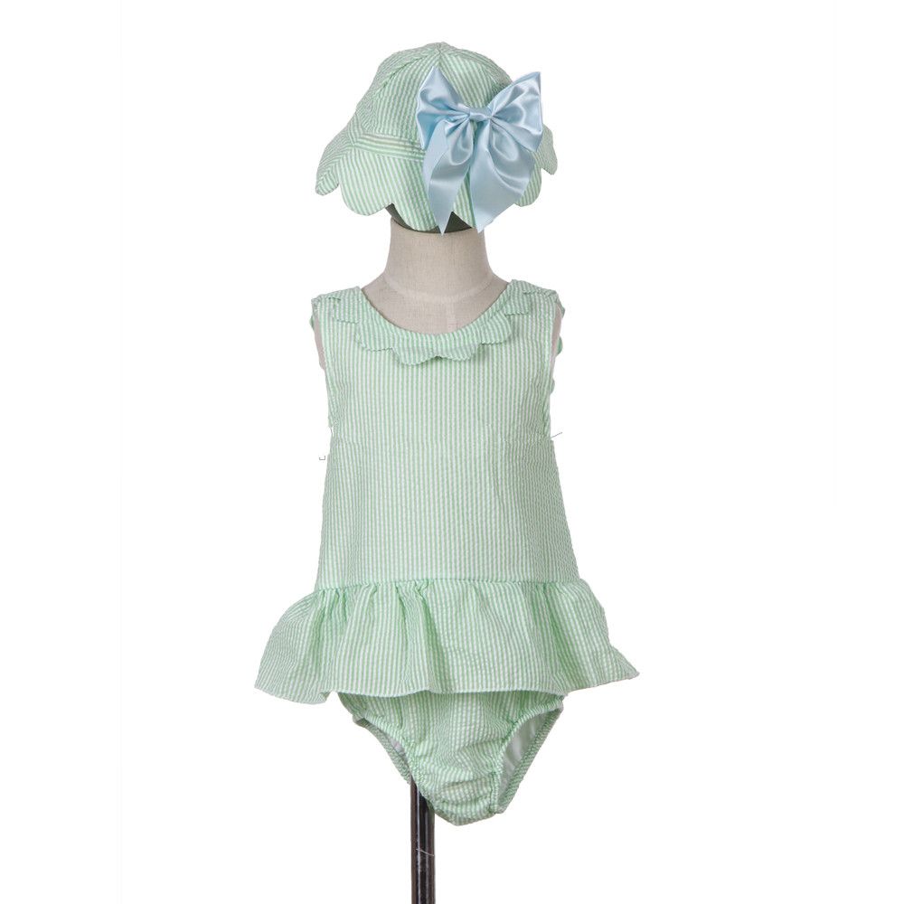 seersucker swimsuit baby
