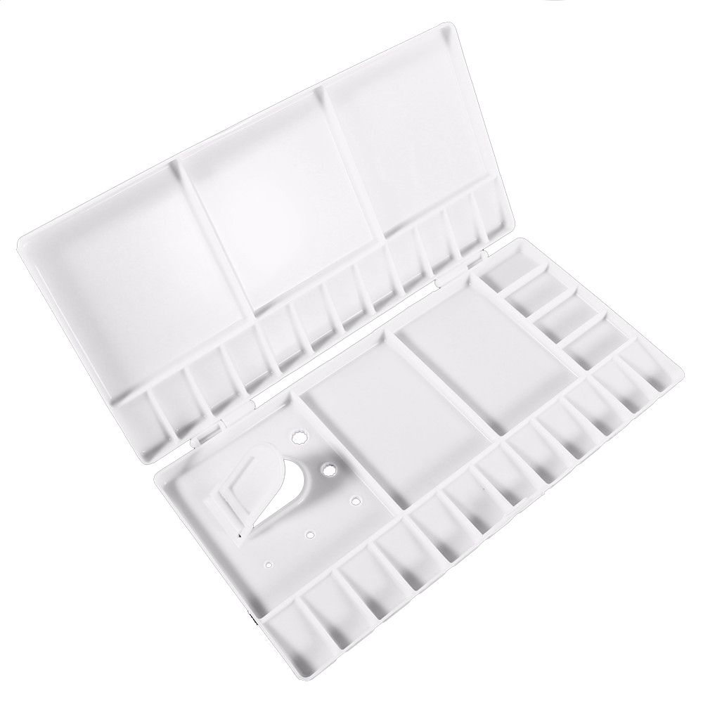 2021 Perfect Art Paint Tray Artist Oil Watercolor Plastic Palette White