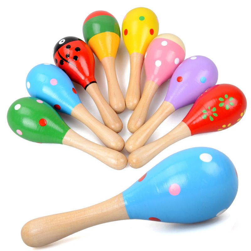 baby wooden rattle toys