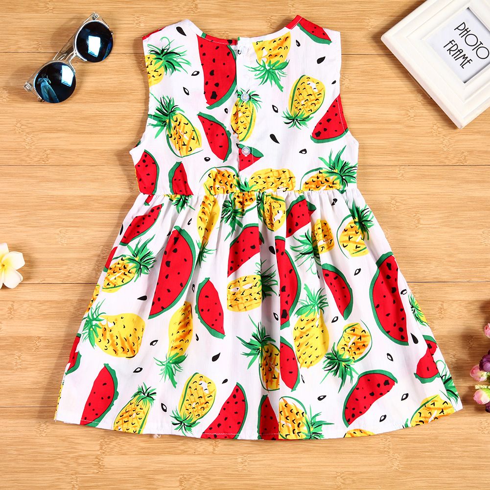 Acquistare Girls Summer Abiti Bambini Abiti Senza Maniche Bambini Abiti  Senza Maniche Abiti Ananas Ananas Stampa Colorata Bambini Vestiti Carini  Vestiti Carini Economico | Consegna Veloce E Qualità | It.Dhgate