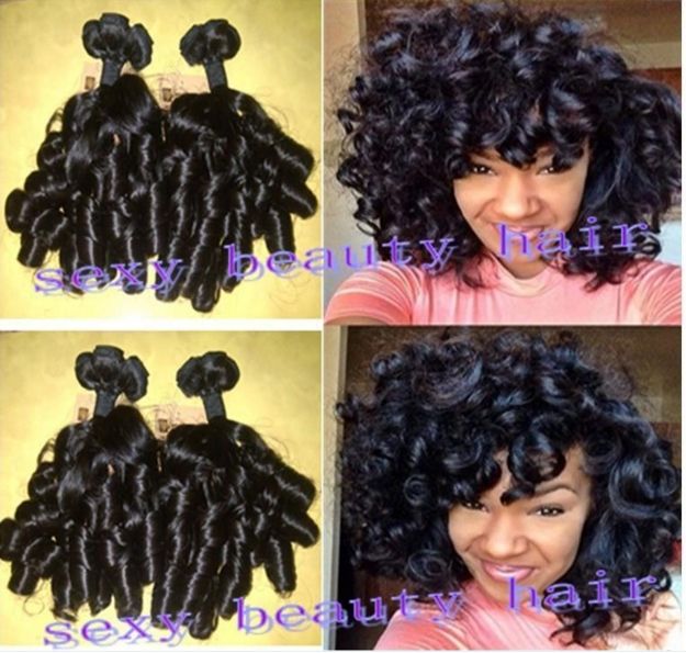 Hot New Arrival Peruvian Funmi Hair New Style Boom Spiral Curl Human Hair Weaving Extensions Virgin Curly Hair Weft In Stock Virgin Remy Hair Weave