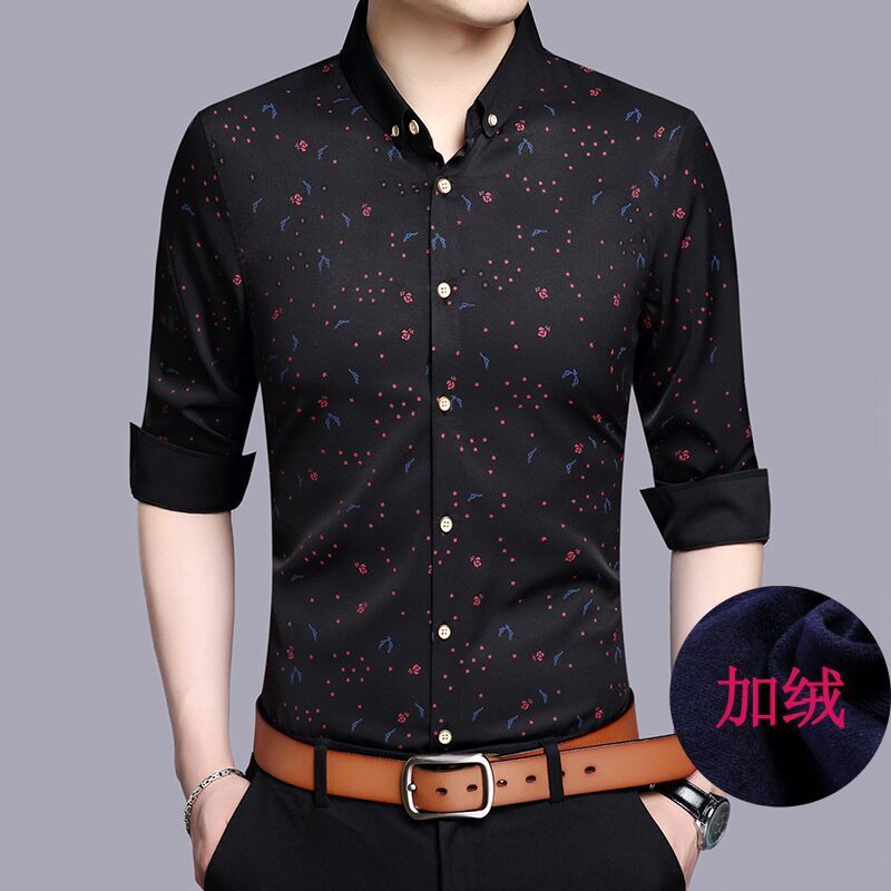 men's printed formal shirts