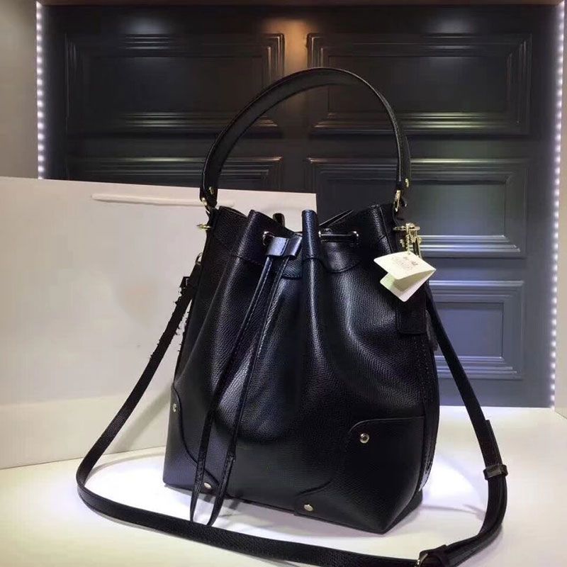 branded bucket bag