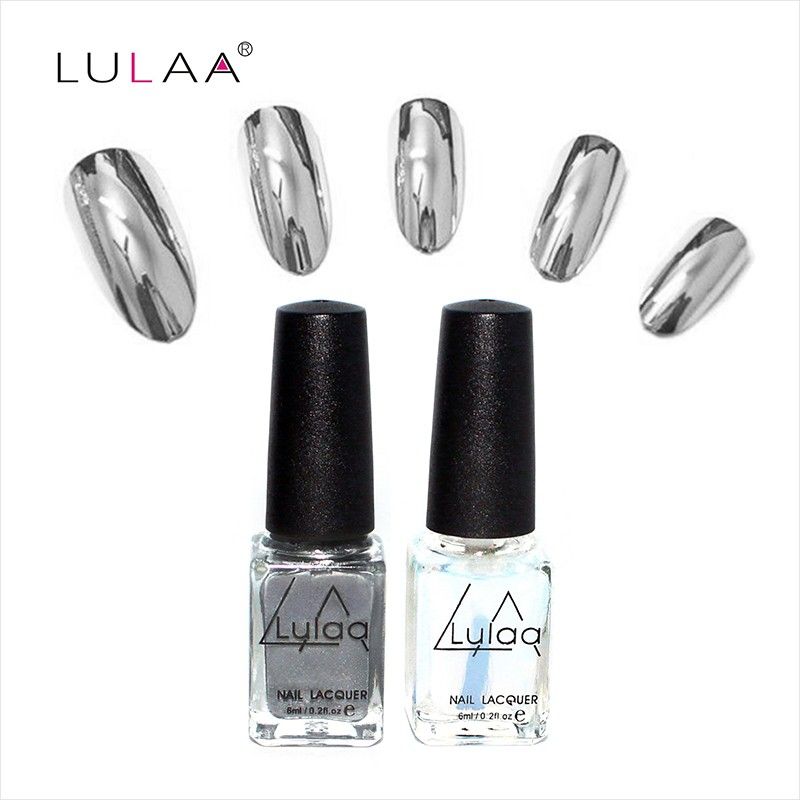 Review of Lylaa Silver Chrome Effect Nail Polish
