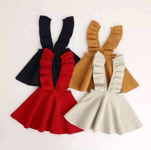 kids red sweater dress