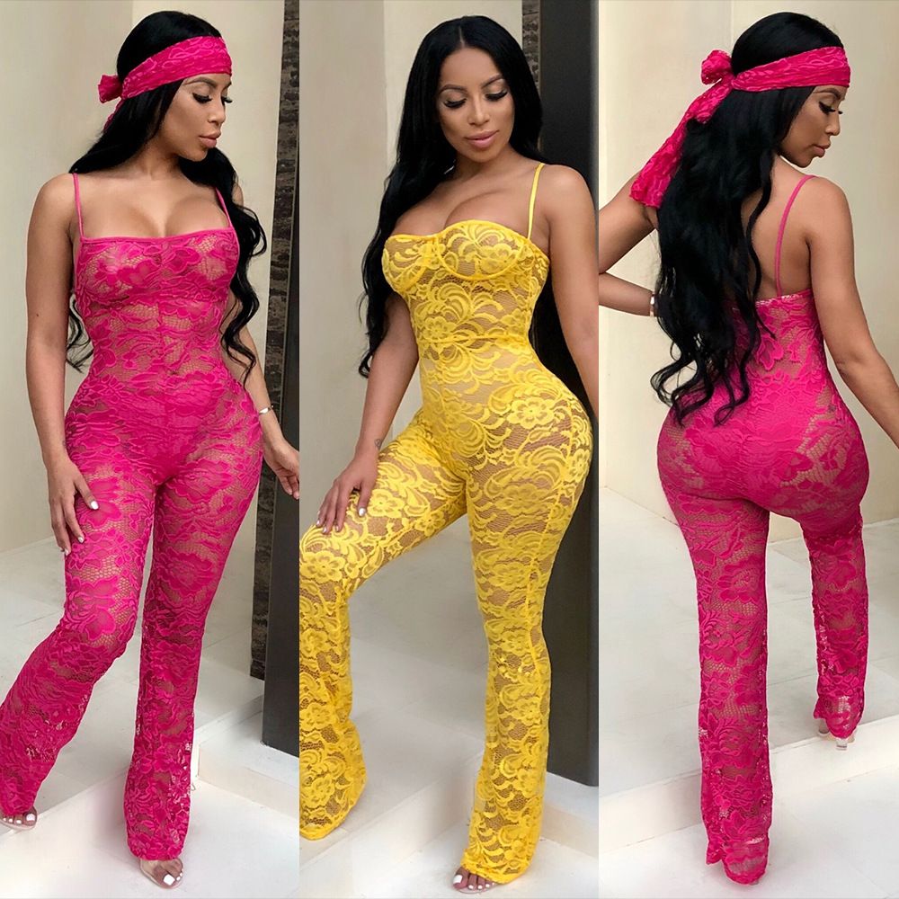 Sexy lace jumpsuits Clearance