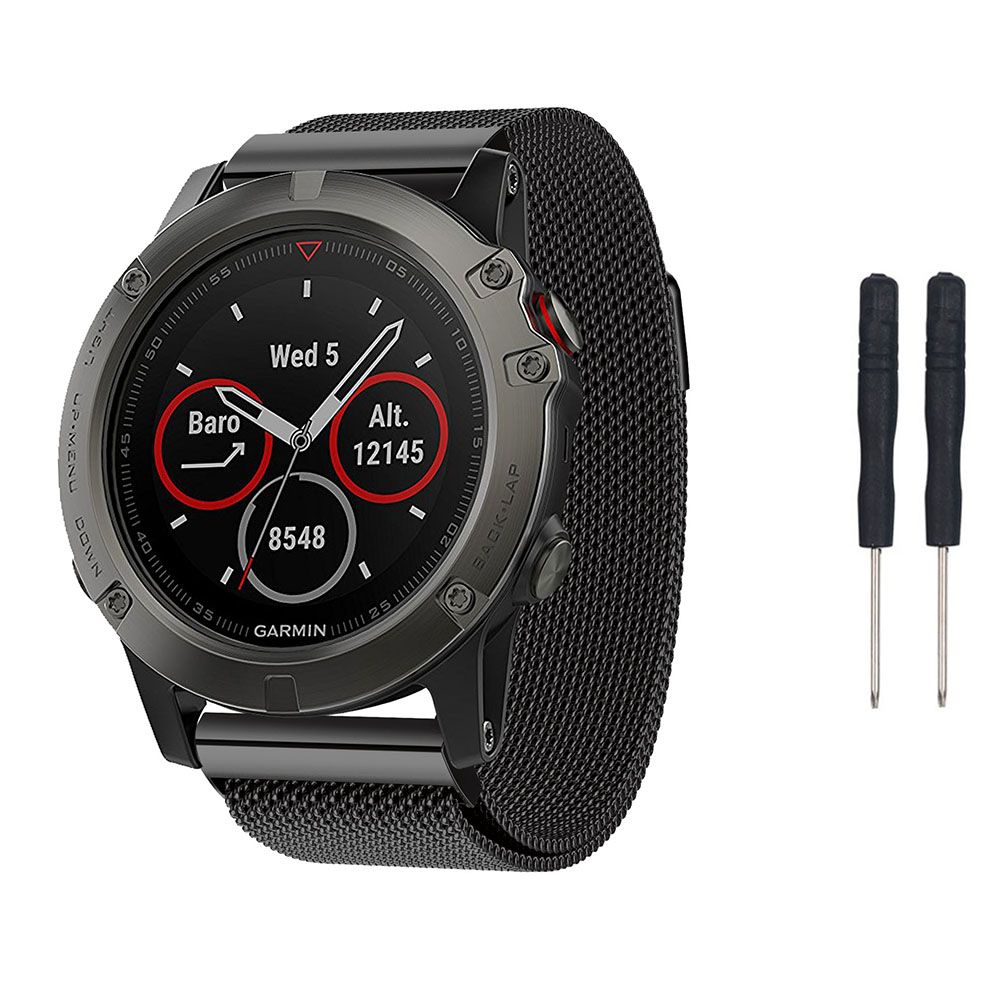 strap garmin fenix 5x fenix 3 milanese loop