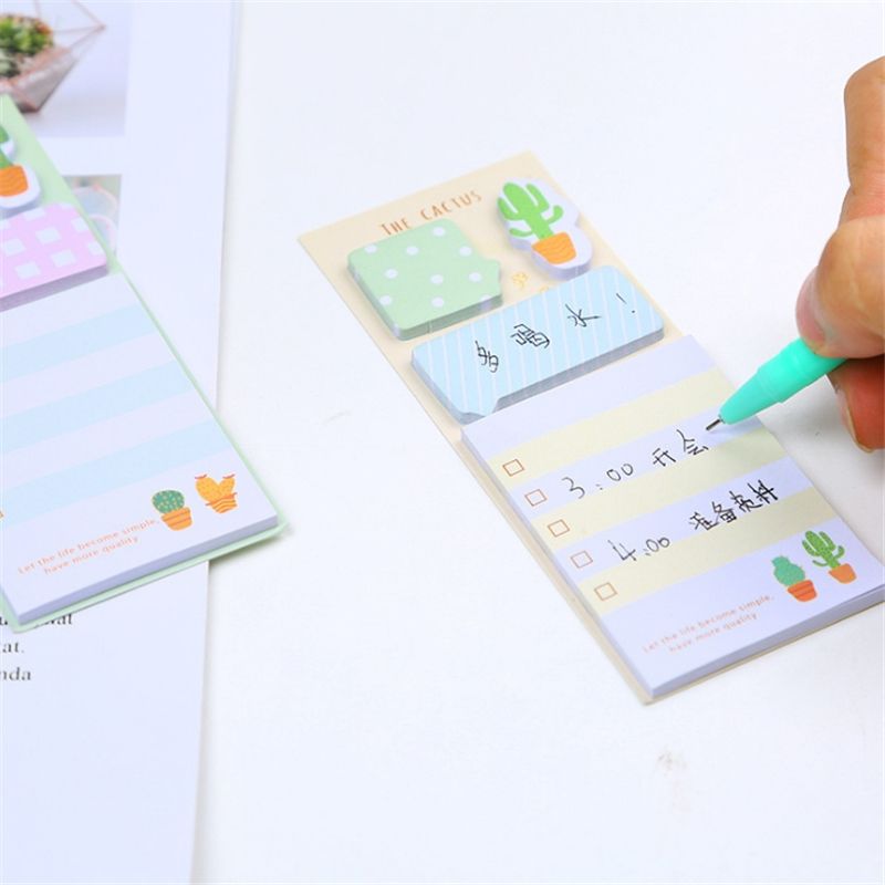 1pcs Mini Cartoon Memo Pad Sticky Kawaii Paper Sticker Post It Note for  Kids Gifts Stationery